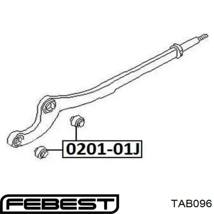 J42050B Japan Cars silentblock de suspensión delantero inferior