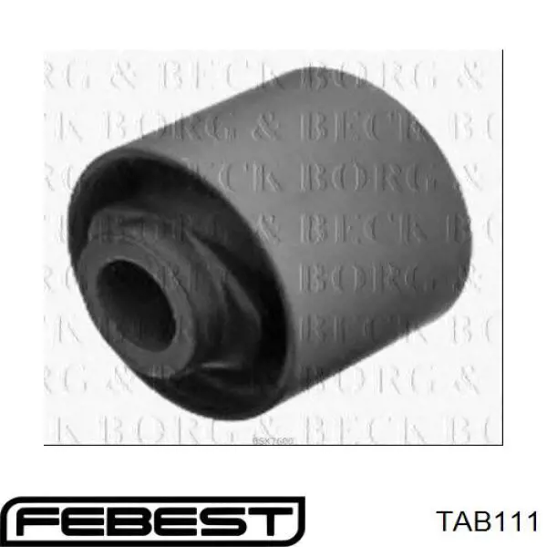 Buje del brazo transversal trasero TAB111 Febest