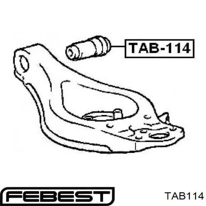 4865430030 Toyota silentblock de suspensión delantero inferior