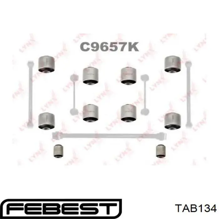 Comprar TAB134 Febest Silentblock de brazo longitudinal trasero