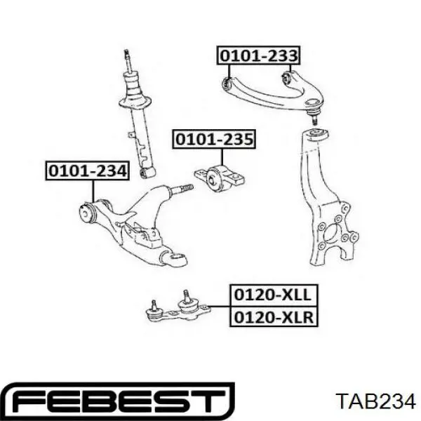 Silentblock de brazo de suspensión Tenacity AAMTO1148 precio, desde 19,63 EUR