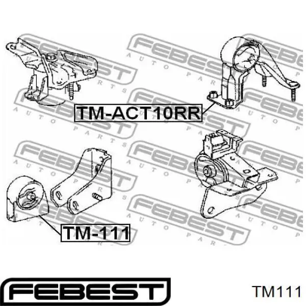 Soporte de motor delantero Febest TM111 precio, desde 14,52 EUR