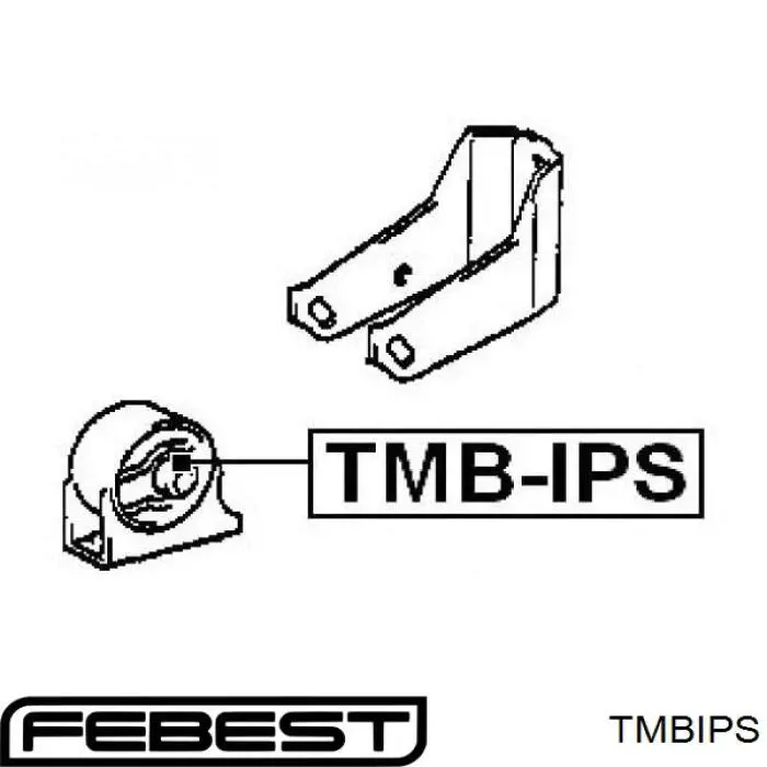 TMBIPS Febest soporte motor delantero