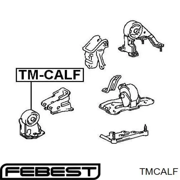 TMCALF Febest soporte motor delantero