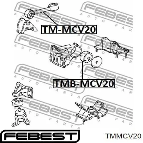 TM-MCV20 Febest soporte, motor, derecho superior