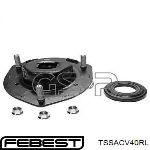 TSSACV40RL Febest soporte amortiguador trasero izquierdo