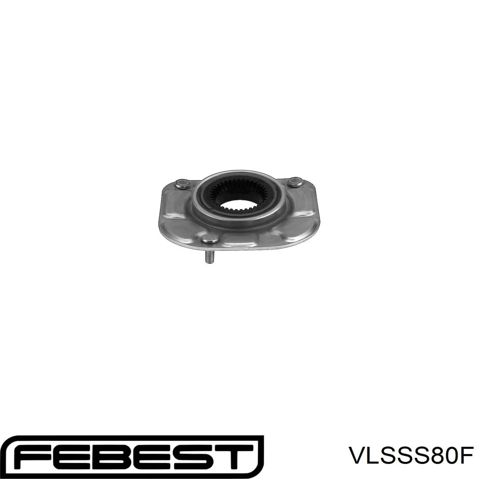 VLSSS80F Febest soporte amortiguador delantero