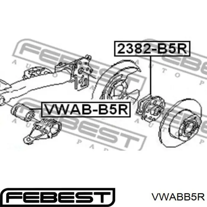 55011625601 Vika Silentblock del puente trasero