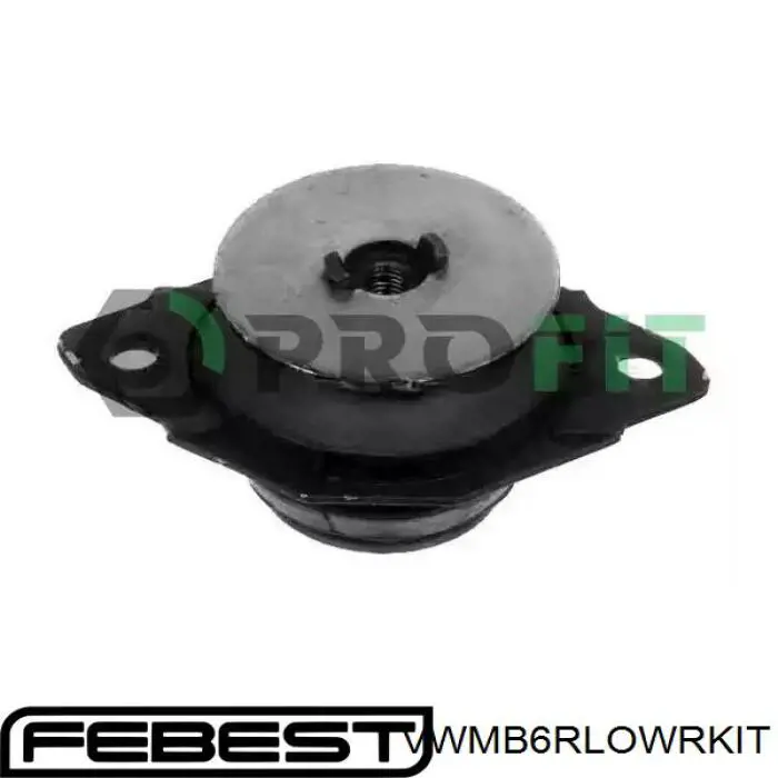 VWMB6RLOWRKIT Febest soporte de motor trasero