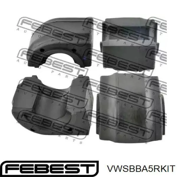 VWSBBA5RKIT Febest casquillo de barra estabilizadora trasera