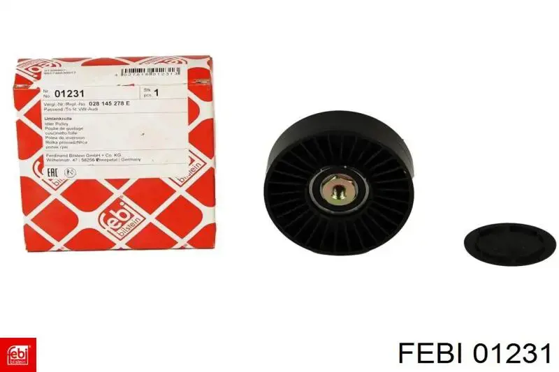 Comprar 01231 Febi Polea tensora, correa poli V