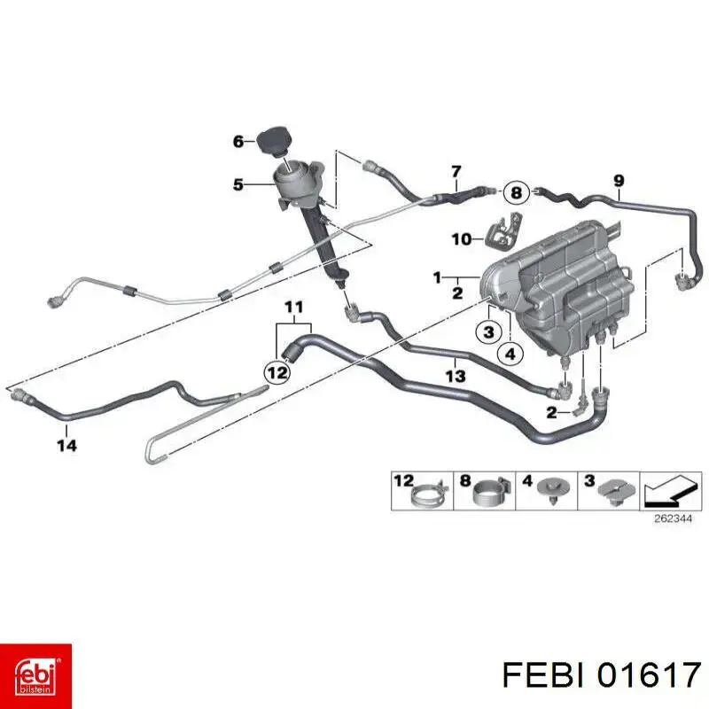 Comprar 01617 Febi Tapa radiador
