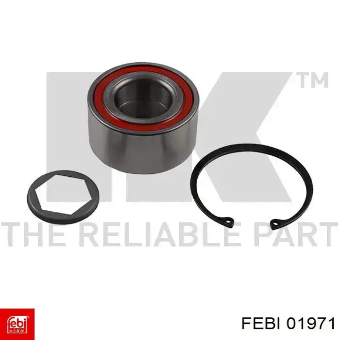 Cojinete de cubo delantero Febi 01971 precio, desde 33,67 EUR