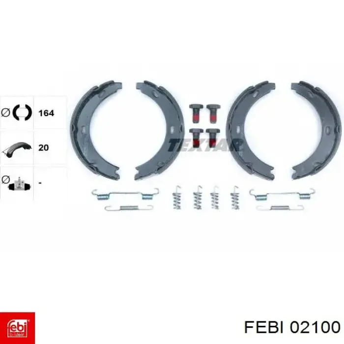Juego de zapatas de frenos, freno de estacionamiento Mercedes E C124