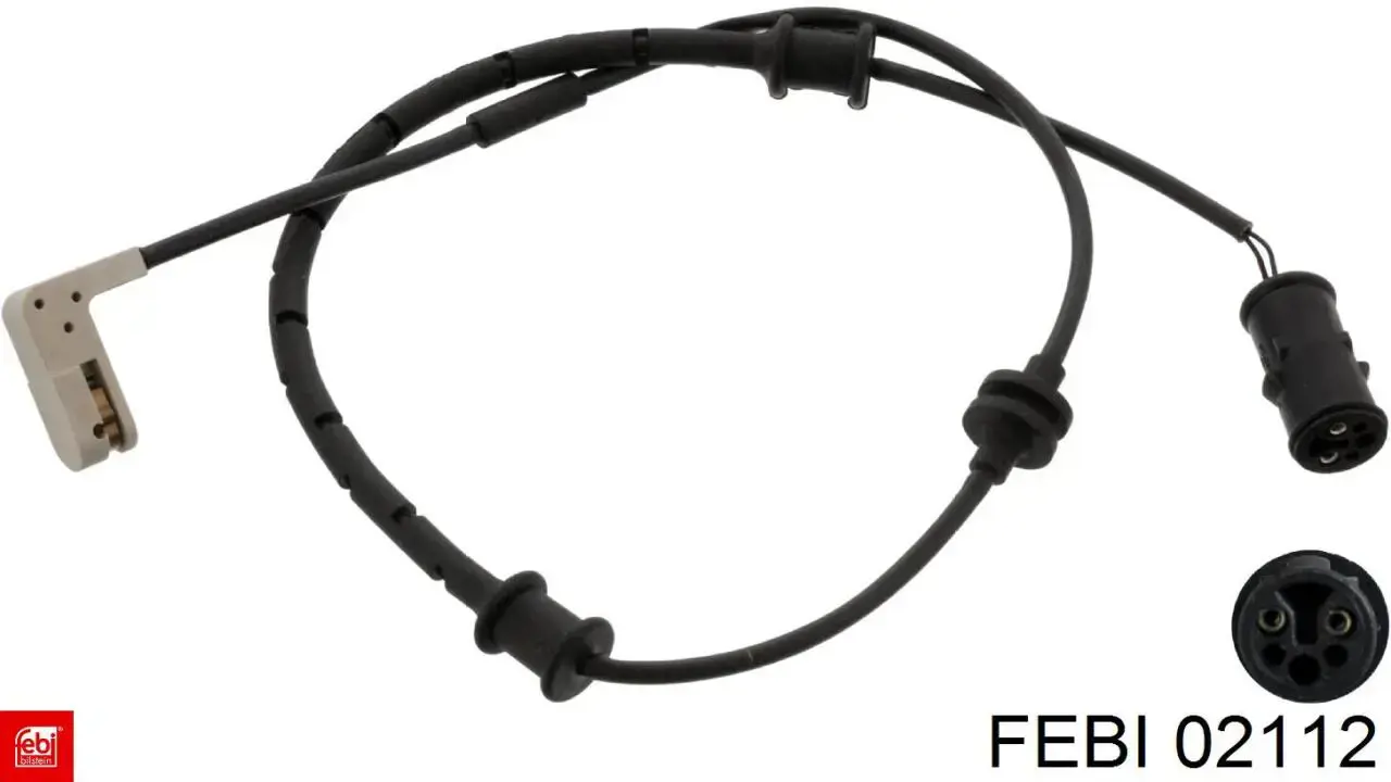 Comprar 02112 Febi Sensor de desgaste de las pastillas de freno delanteras