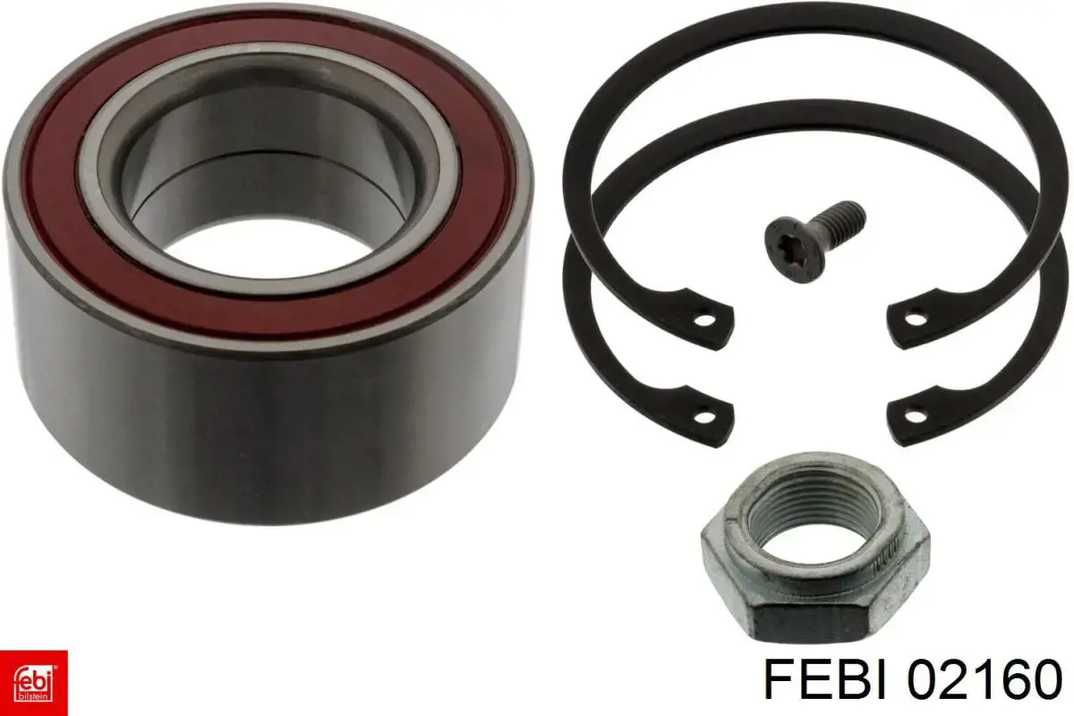 Tuerca del cubo de la rueda delantera Febi 02160 precio, desde 1,15 EUR