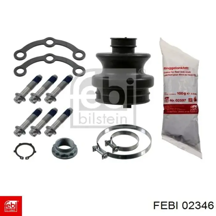 Tuerca del cubo de rueda trasera Febi 02346 precio, desde 4,60 EUR