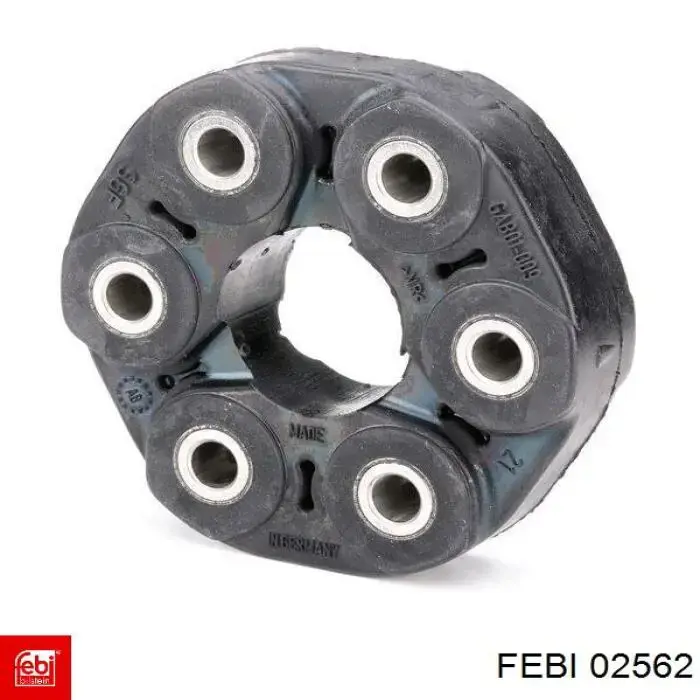 Comprar 02562 Febi Acoplamiento elástico del cardán delantero/trasero