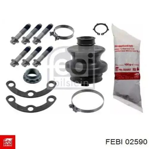 Fuelle de semieje delantero interior 02590 Febi