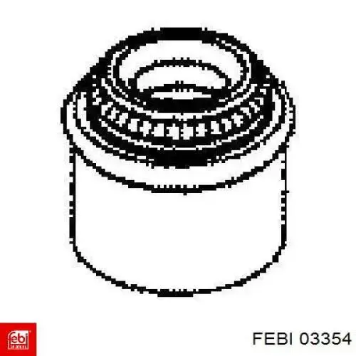03354 Febi sello de aceite de valvula (rascador de aceite Entrada/Salida)