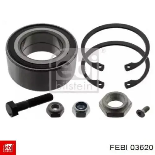 Cojinete de cubo delantero/trasero Febi 03620 precio, desde 29,71 EUR
