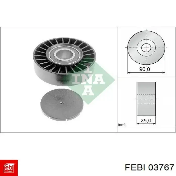 03767 Febi tuerca de rueda