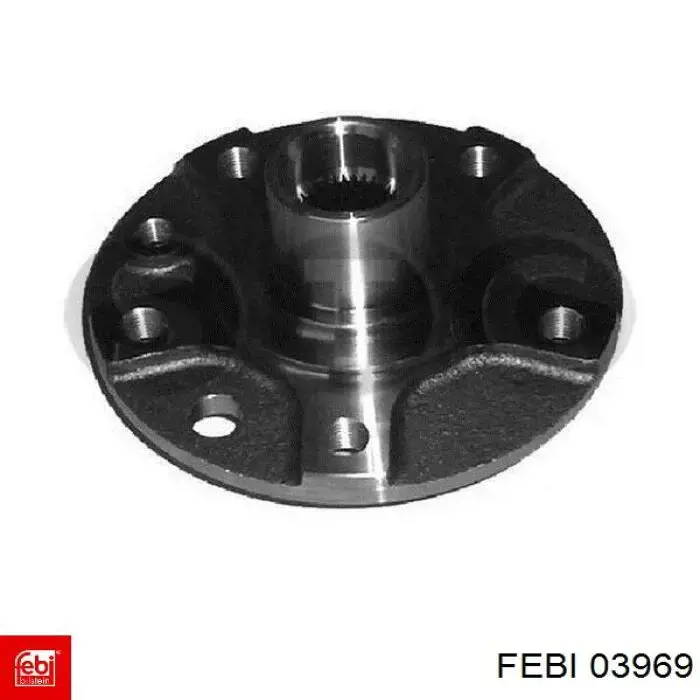 Buje de rueda delantero Febi 03969 precio, desde 62,84 EUR