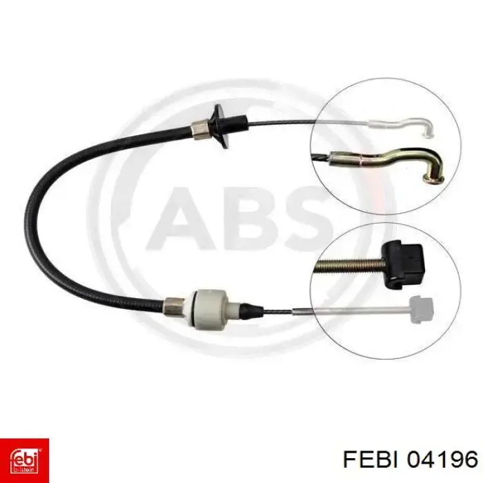 04196 Febi cable de embrague