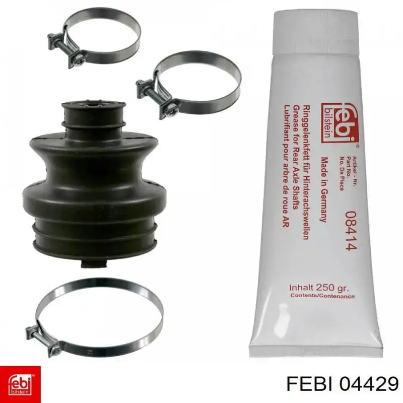 Fuelle exterior del eje de transmisión trasero Febi 04429