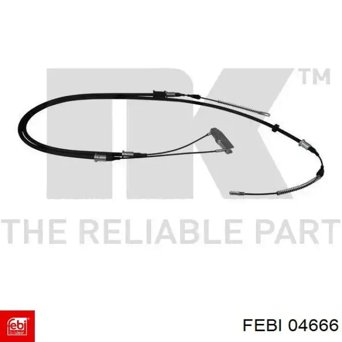 404001 Beca Cables Cable de freno de mano trasero derecho/izquierdo