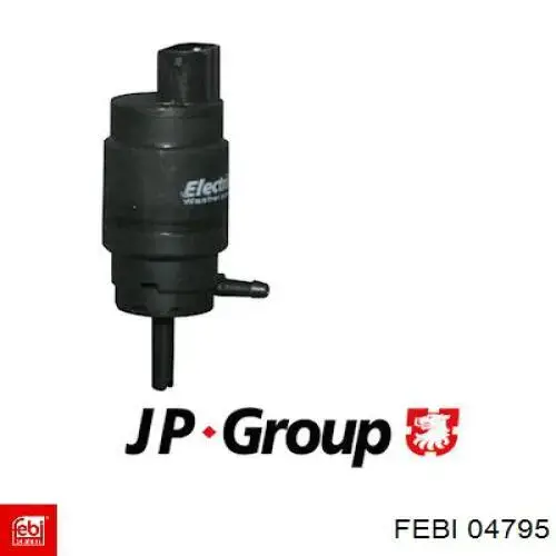 Bomba de agua limpiaparabrisas, delantera Febi 04795 precio, desde 9,84 EUR