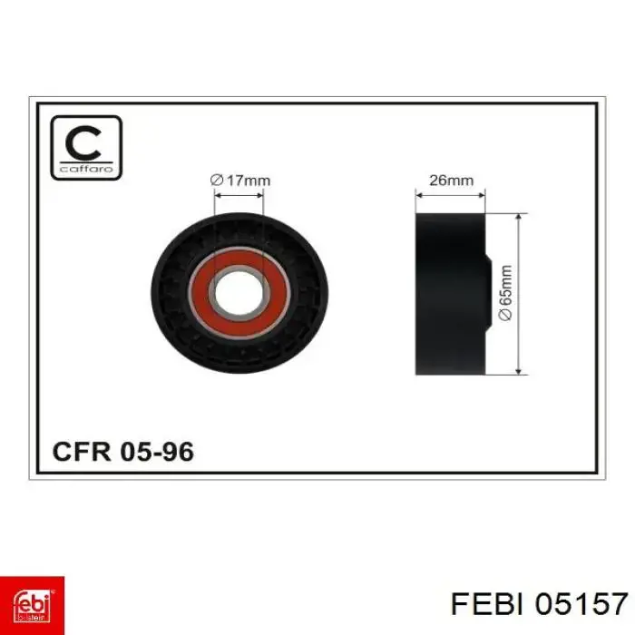 05157 Febi montaje de transmision (montaje de caja de cambios)