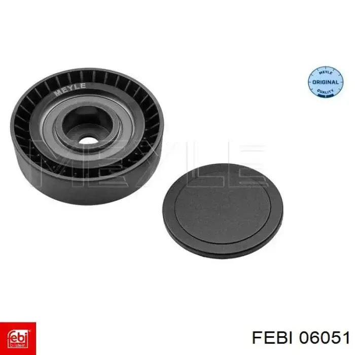 Comprar 06051 Febi Polea inversión/guía, correa poli V
