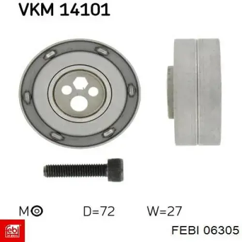 Tensor correa distribución 6121780 Ford