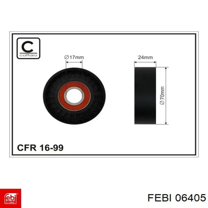 06405 Febi Válvula electroneumática de transmisión automática (camión)