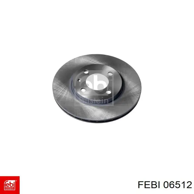 Disco de freno 06512 Febi