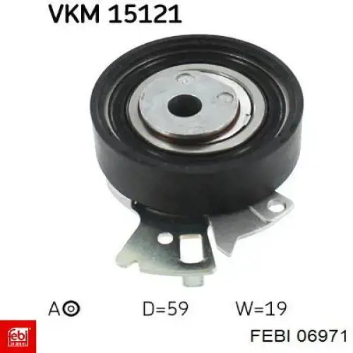 Rodillo, cadena de distribución Chevrolet Aveo 2 T250, T255