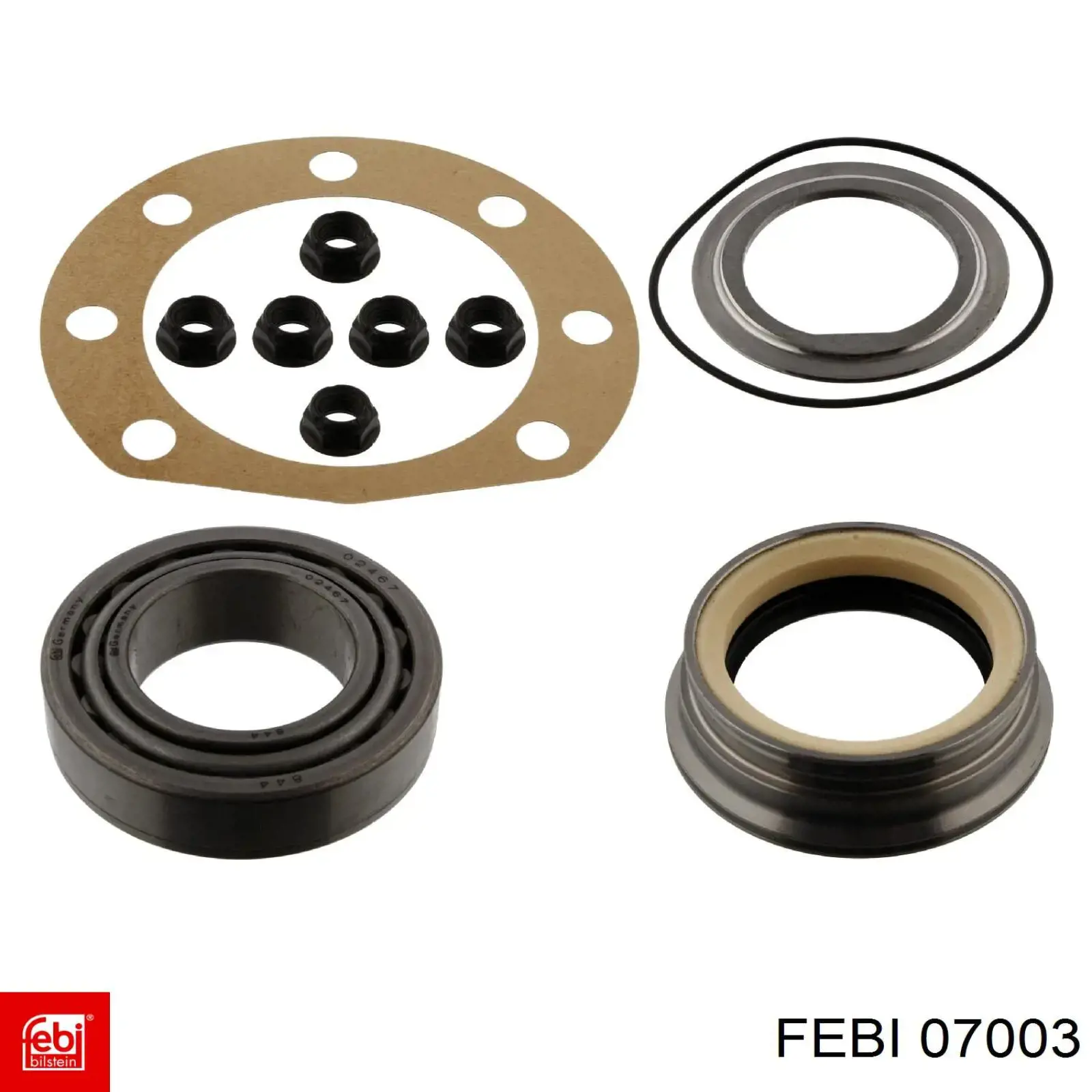 Comprar 07003 Febi Tope de amortiguador trasero y guardapolvo