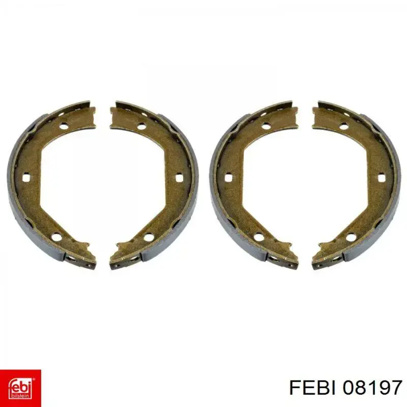 Sensor de desgaste de pastillas de freno trasero Febi 08197
