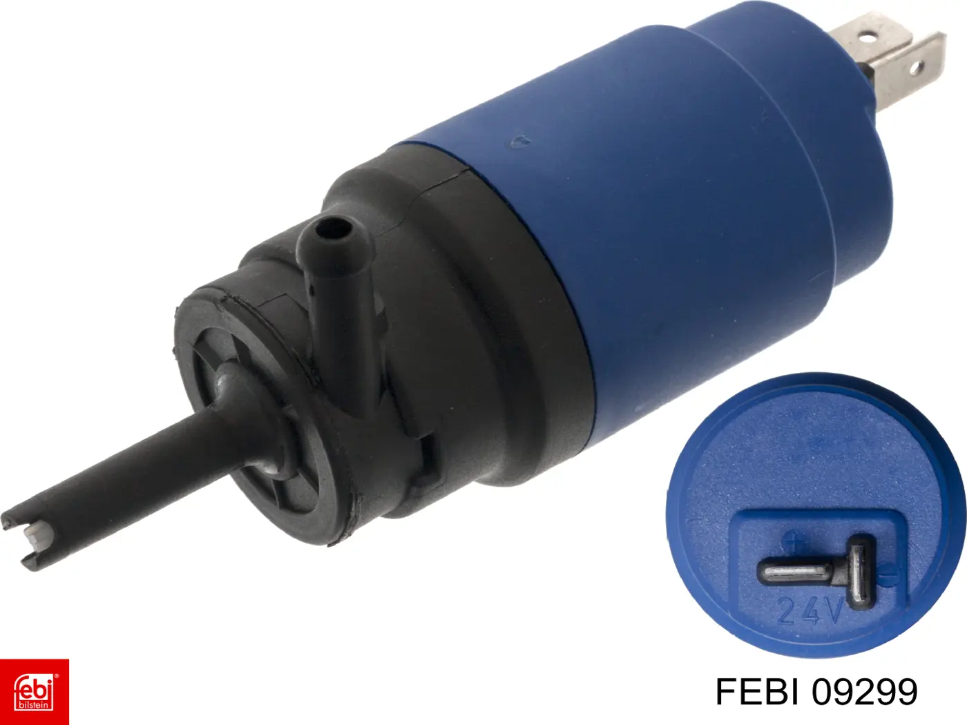 Bomba de agua limpiaparabrisas, delantera Febi 09299 precio, desde 12,83 EUR
