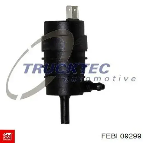 Bomba de agua limpiaparabrisas, delantera 09299 Febi
