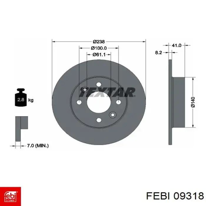 09318 Febi Discos
