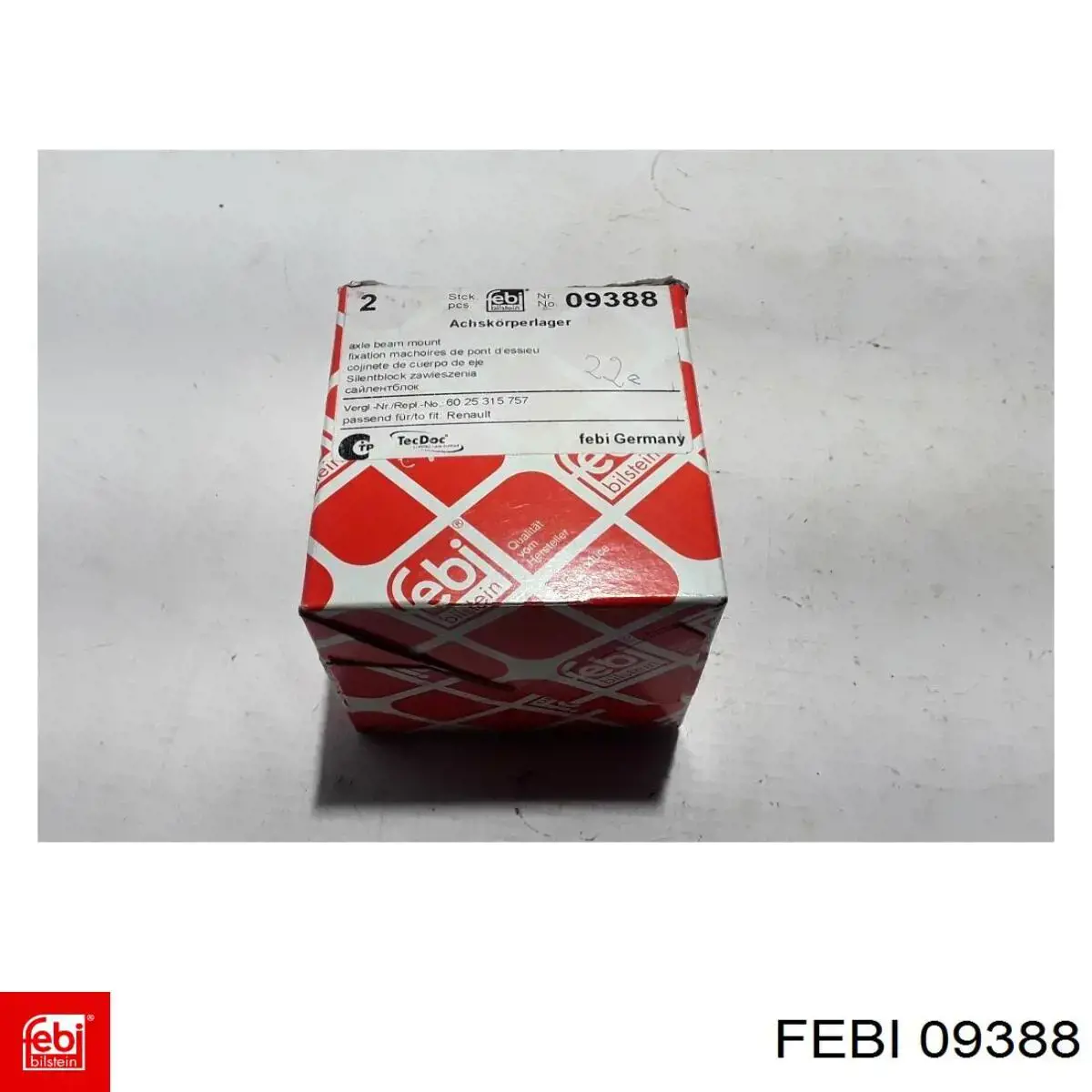Comprar 09388 Febi Silentblock trasero