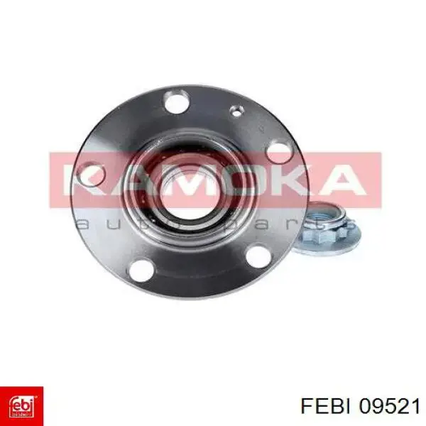 Comprar 09521 Febi Cubo de rueda, Eje trasero