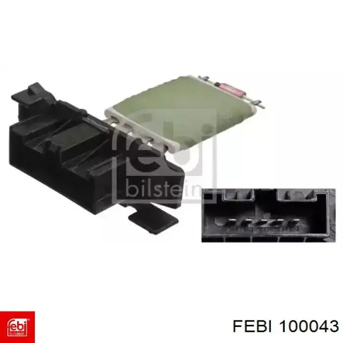 Comprar 100043 Febi Resistencia de calefacción