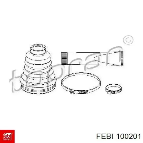 Fuelle transmisión delantero exterior Febi 100201 precio, desde 17,68 EUR