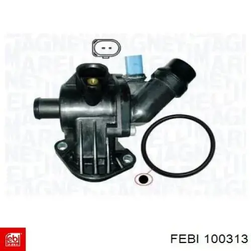 Caja del termostato Audi A4 8EC