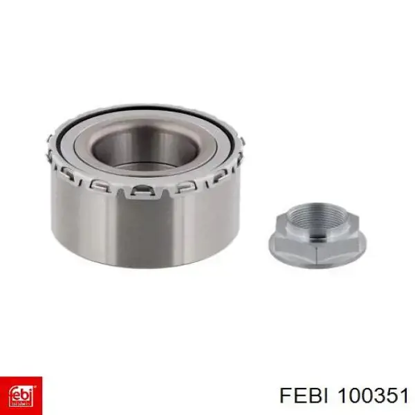 Cojinete de cubo Febi 100351