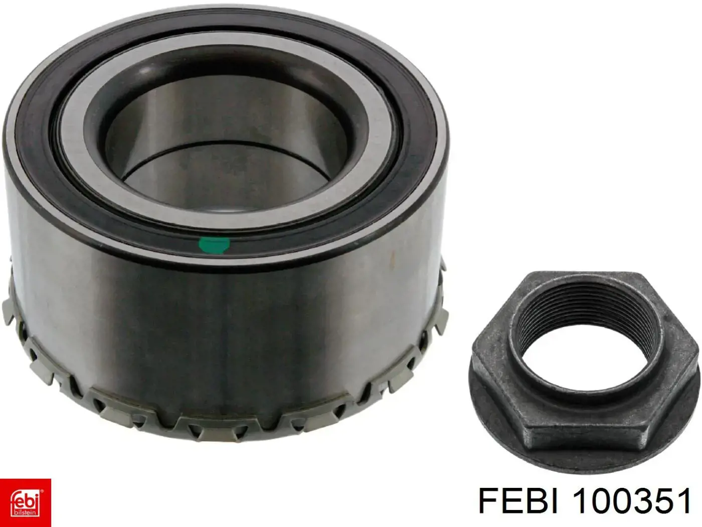Cojinete de rueda 100351 Febi