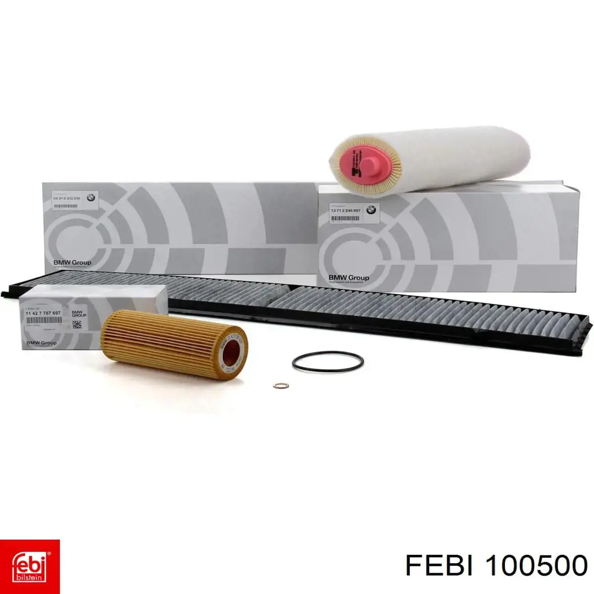 100500 Febi Radiador de aceite debajo del filtro